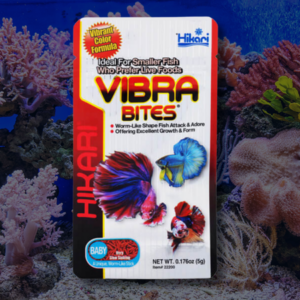 Hikari Vibra Bites Bloodworm-Shaped Pellets