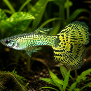 Green Cobra Guppy – Male